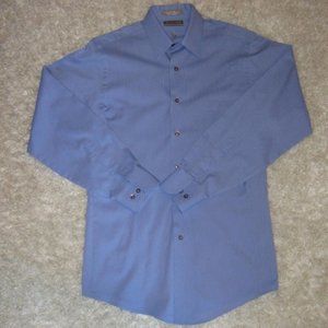 Van Heusen blue fitted dress shirt - size 14 1/2 32/33